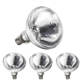 DUEBEL 275W Heat Lamp Bulbs, 4-Pack - High Intensity Food Heat Lamp Bulbs for Commercial Food Warmers & Food Service, Reptile Heat Lamp or Chicken Coop Heater Light Bulb, Dimmable