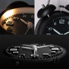 TXY Classical Twin Bell Alarm Clock for Bedroom with Stereoscopic