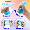 Yeefunjoy Raindrop Stress Balls, Squishy Sensory Fidget Toy Glitter Raindrop