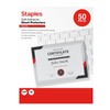 Staples Plastic Sleeve, 9" x 12", Clear, 50/Pack (ST63083)