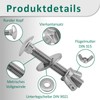 DSM - Carriage Bolts M6 x 90mm DIN 603 -