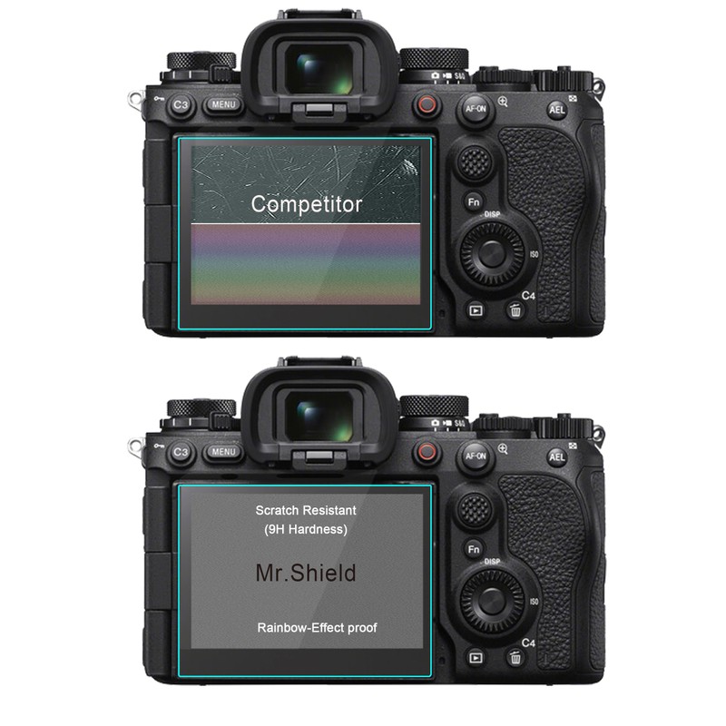 Mr.Shield Screen Protector compatible with Sony Alpha A1 II /