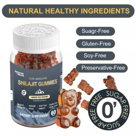 Suplemento Puro De Shilajit Del Himalaya Alto en Minerales Traza