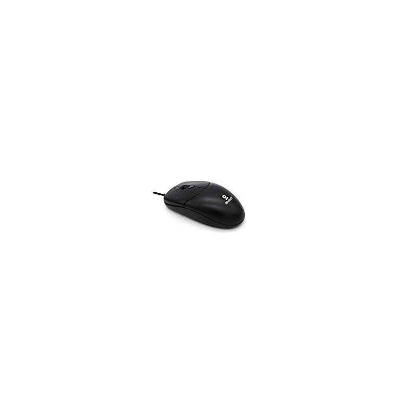BROBOTIX ACCRBT5810 Mouse Básico USB 497202, Negro, 3 Botones, Alámbrico,