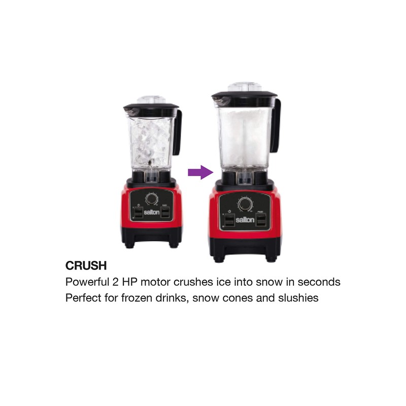 Salton Compact Power, Red Blender, 1.2 Liters (BL1638R)
