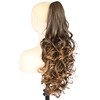 BOBIYA 24 Inches Claw Clip in Loose Curly Synthetic Wrap