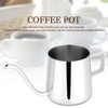 Stainless Steel Drip Coffee Pot Long Gooseneck Spout Kettle Cup