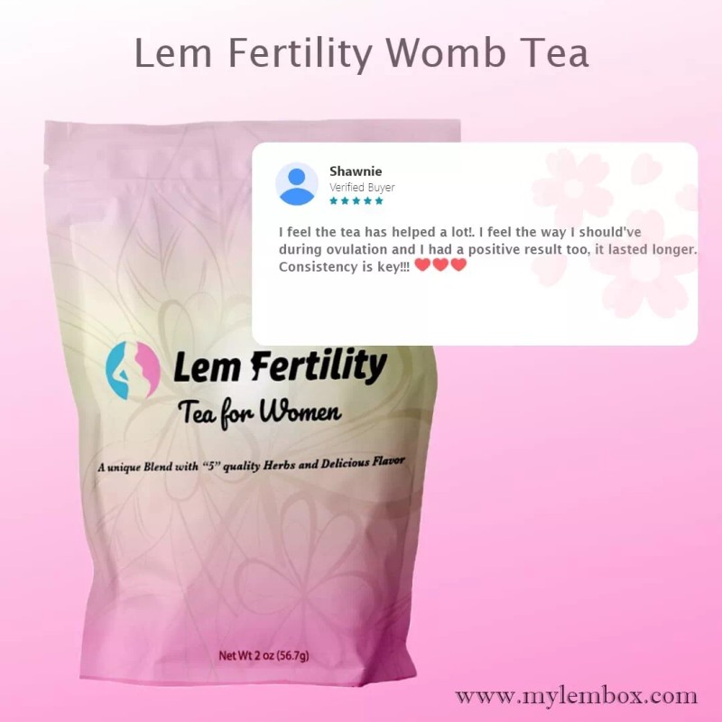 Lem Fertility Tea For Women| Organic Herbal Loose-Leaf for Womb