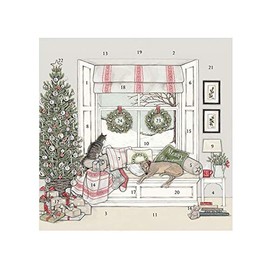 Wrendale Designs - 'Waiting For Father Christmas' Advent Calendar