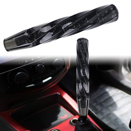 jdm 30CM Crystal Black Bubble Shift Knob Manual Racing Gear Shifter M8 M10 M12