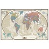 World Executive Wall Map Poster Mural (48x70 Laminated)