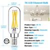 Mlambert 12 Pack Dimmable T6 LED Bulbs,4W Equal 40W e12
