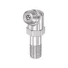 uxcell Metric Nickel Plated Brass Straight Grease Fitting M6 x