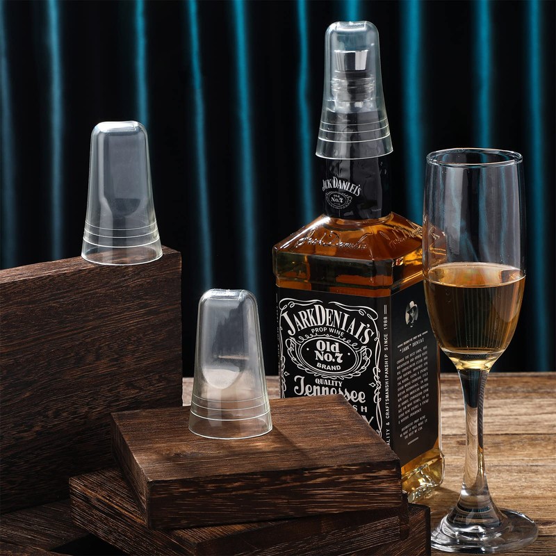 Pour Spout Covers Translucent Liquor Pourer Covers Universal Bottle Pour