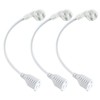 Cable de extensión de alimentación corto de 1 pies, cable