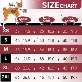 Onesie for Dogs, Jumper Dog Jumpsuit Dog Pyjamas Dog Jacket Windproof Dog Coat Warm for Small Medium Large Dog (Red, M)