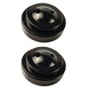 Pack of 10 Office Desk Flag Holders, 2 Holes, Plastic