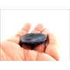Jet International Blue Aventurine Worry Stone Irish Carved India Handcrafted