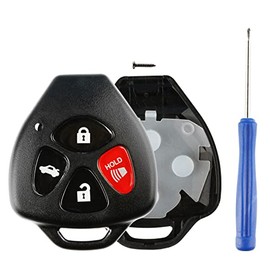 Remote Key Fob Shell Kit 4btn Case for Toyota Scion Subaru (HYQ12BBY, GQ4-29T, MOZB41TG)
