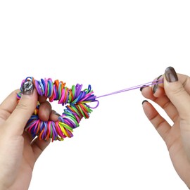 2 Pack Skin Picking Fidget Toys Stretchy Loom Picking Fidget Finger Fidget Anxiety Relief Therapy for Trichotillomania