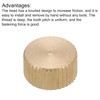 QUARKZMAN Knurled Nuts 4 Pieces M4 x D12 mm x