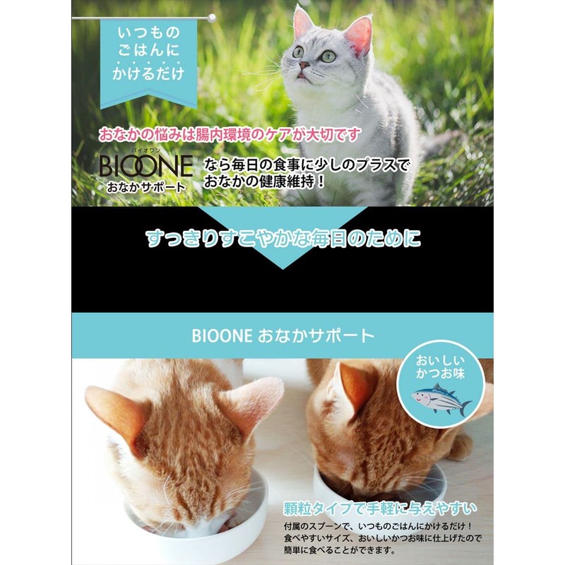 Nippon Bioscience Laboratories Neko Sapuri Bio One Tummy Support, 1.2