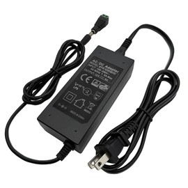 HAMRVL 12V 6A Power Supply Adapter - 72W US Plug DC Power Supply Adapter with 5.5 x 2.5mm Tips Output Jack AC/DC Adapter Transformer for 5050 3528 FCOB WS2811 12V COB LED Strip Lights Module Light