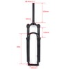SEANESZTI 26 inch MTB Suspension Fork Mountain Bike Forks, 120mm
