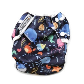 Tinker Tot Baby Reusable Swim Nappy - Small & Large Swim Nappies; Adjustable, Washable; Child, Toddler and Baby