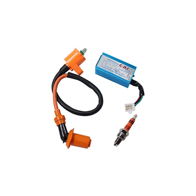 New Pack of Racing Ignition Coil + 5 Pins Cdi