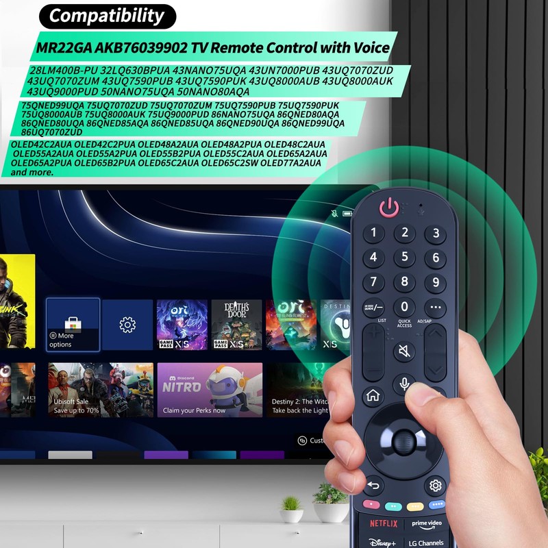 AKB76039902 MR22GA Replaced for LG Smart TV Remote with Pointer