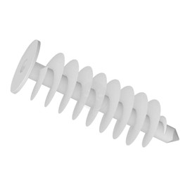 24mm x 50mm Thermal Insulation Fixing Plug Coat Fixing Dowels Plugs for Styrofoam Insulation Spiral Anchor Plugs - (Pack of 10)