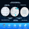 QOLNBY Pool Lights, Rechargeable Submersible LED Lights, IP68 Waterproof Underwater