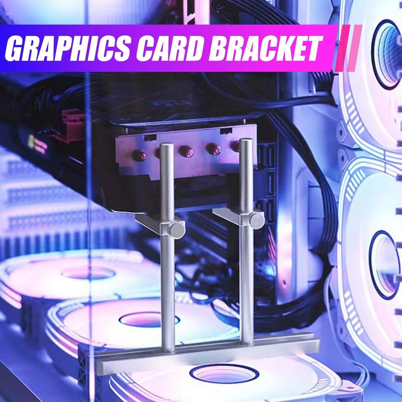GPU Sag Bracket | GPU Stand Support - Space-Saving Vertical