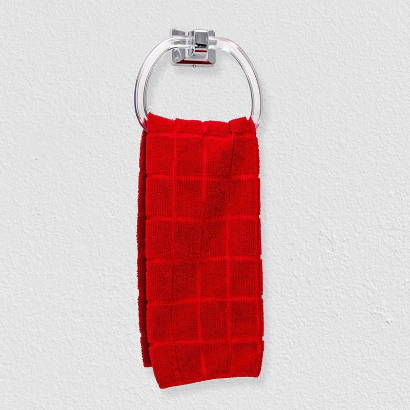 EZ-FLO 15232 Bathroom Towel Ring with Concealed Screw, Chrome