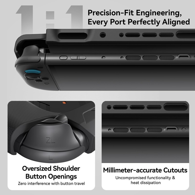 G.S.TAC Slim Hard Case Compatible with Switch 2 (2025), Anti-Scratch