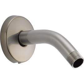 DELTA FAUCET U4993-SS Shower Arm and Flange, Stainless,6.00 x 2.88 x 6.00 inches