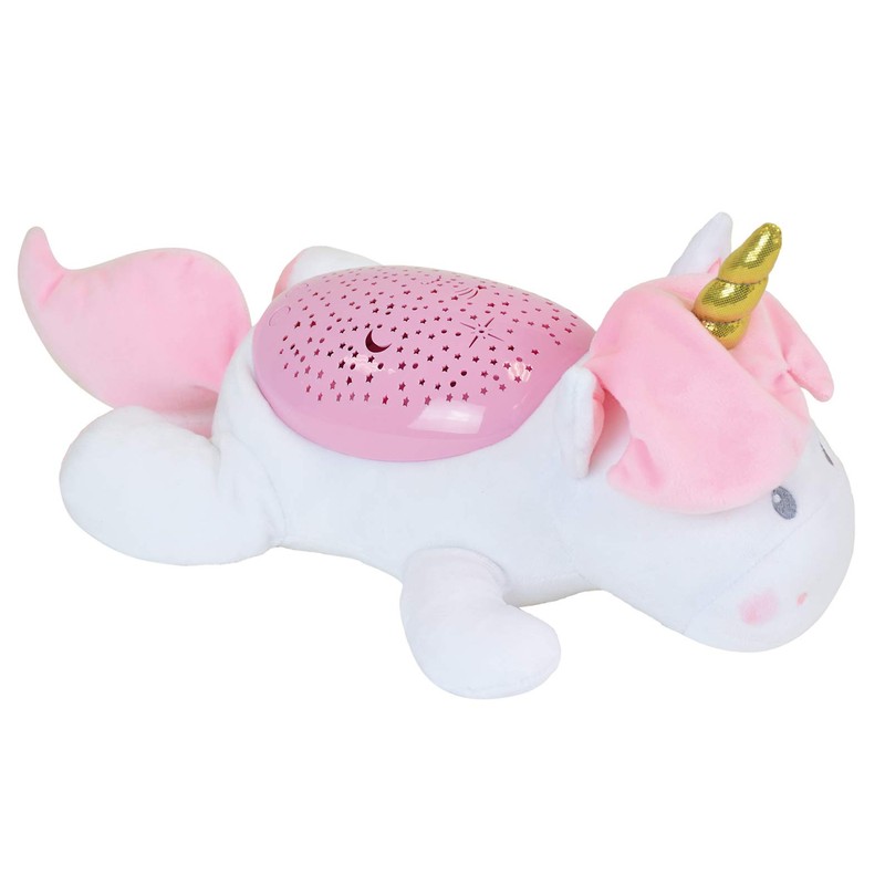 Jemini 023961 Unicorn Plush Toy Night Light Music +/-31 cm,