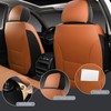 MINGBRON Leather Car Seat Covers,Car Seat Protector Waterproof,Seat Covers Full