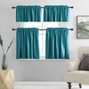 DONREN 12 Inches Long Valances for Windows - 2 Panels