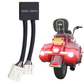 Eagle Lights Run/Brake/Turn Module with BRAKE BURST Strobing Rear Brake Lights for Motorcycles (No Lenses)