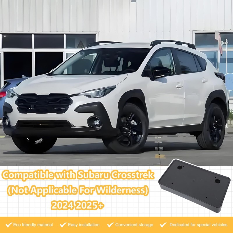 License Plate Frame Bracket Compatible with Subaru Crosstrek 2024 2025