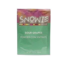 Snowie - All Natural Powdered Snow Cone Flavor Concentrate - Just Add Water! - Sour Grapes (Pint)