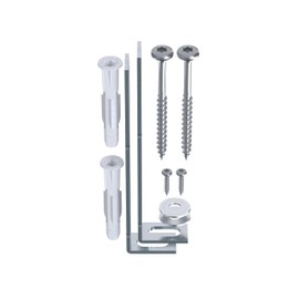 TOX Kipp Stop Tilt Protection for Furniture, Secure Hold in All Rooms and Almost Any Building Material for Shelves, Cupboards, Dressers and Much More, Optically Inconspicuous and Quick to Assemble,