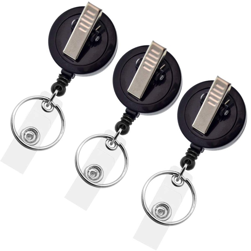 YOUOWO Reel Reel Lanyard ID Card Holder Card Strap Hanging