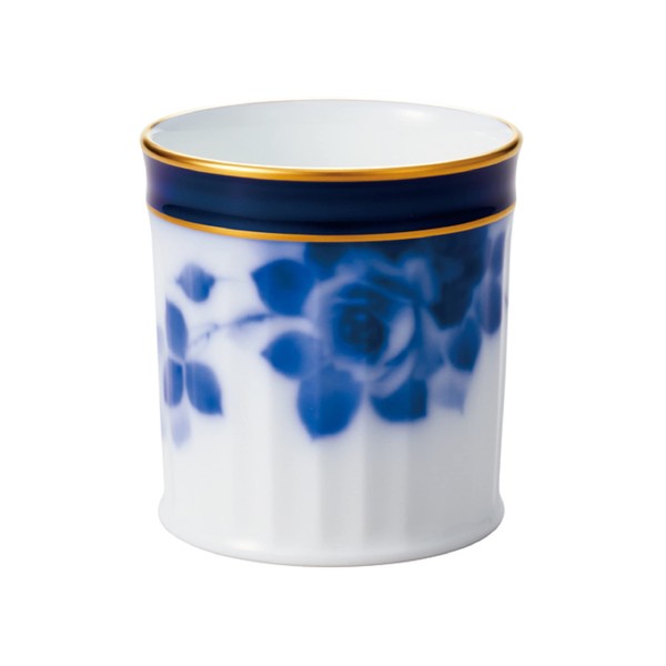 Okura Pottery 100th Anniversary Blue Rose Spoon Stand 86S/8011-R