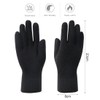 Cadimus Women's Winter Touchscreen Gloves, Thickened Winter Gloves, Double Layer