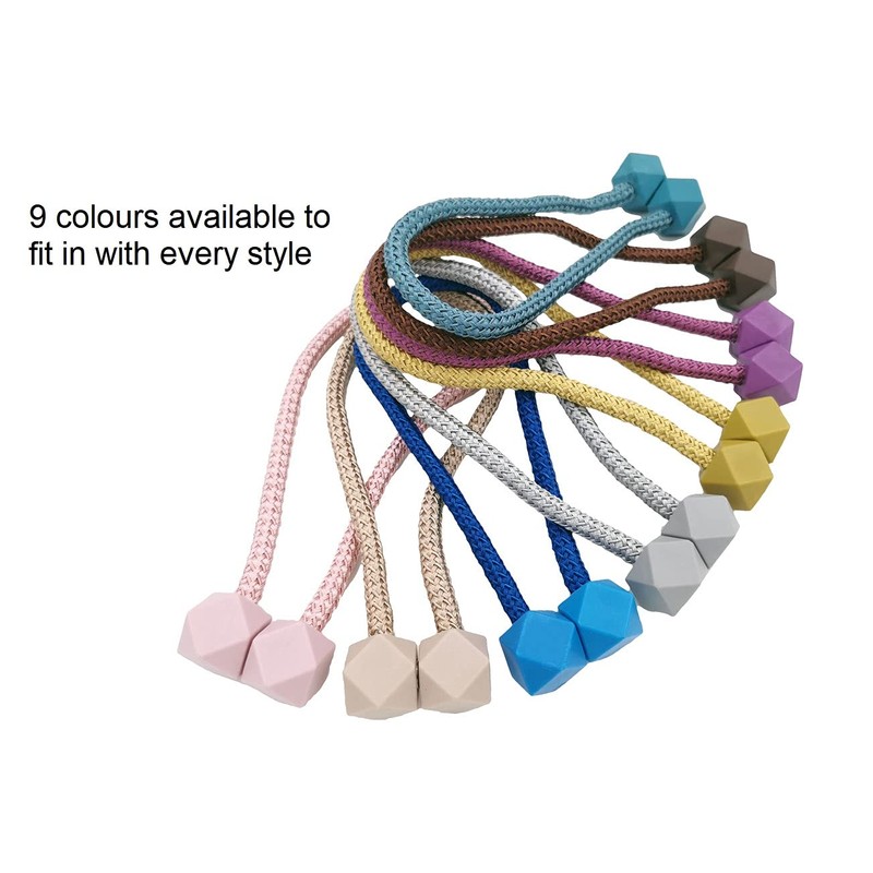 HYX 4 Piece Magnetic Curtain Tiebacks Holdbacks, Modern Curtain Tieback