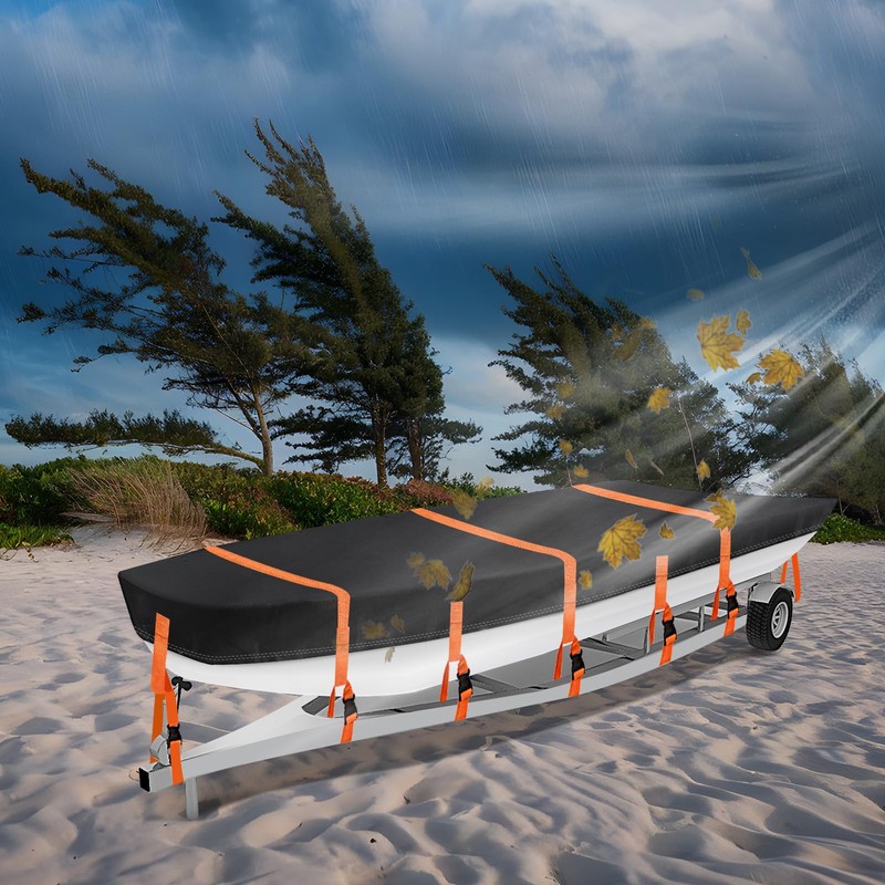 Jon Boat Cover 14ft - 16 ft Heavy Duty Jon