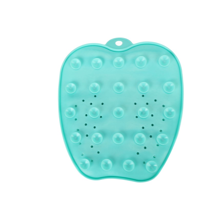 Shower Foot Scrubber Soft Silicone Anti Slip Suction Cup Odour